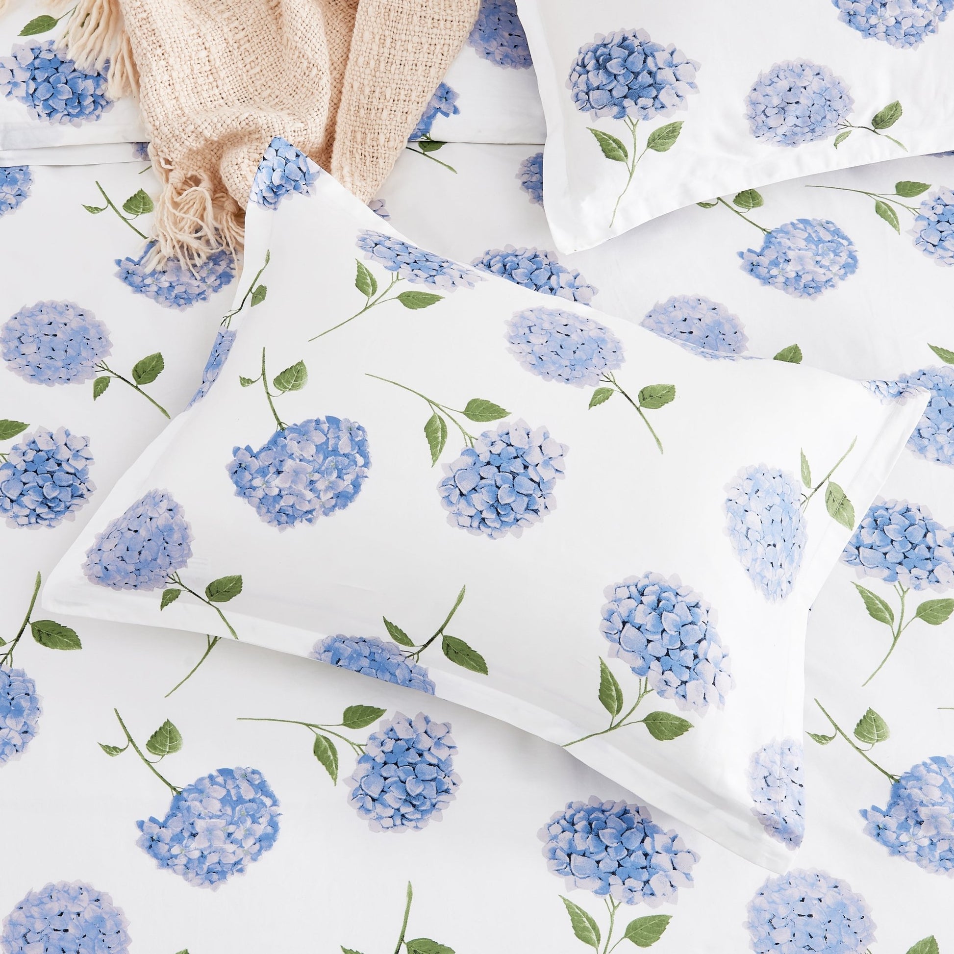 Hydrangea Printed Duvet Set - Quahog Bay Bedding