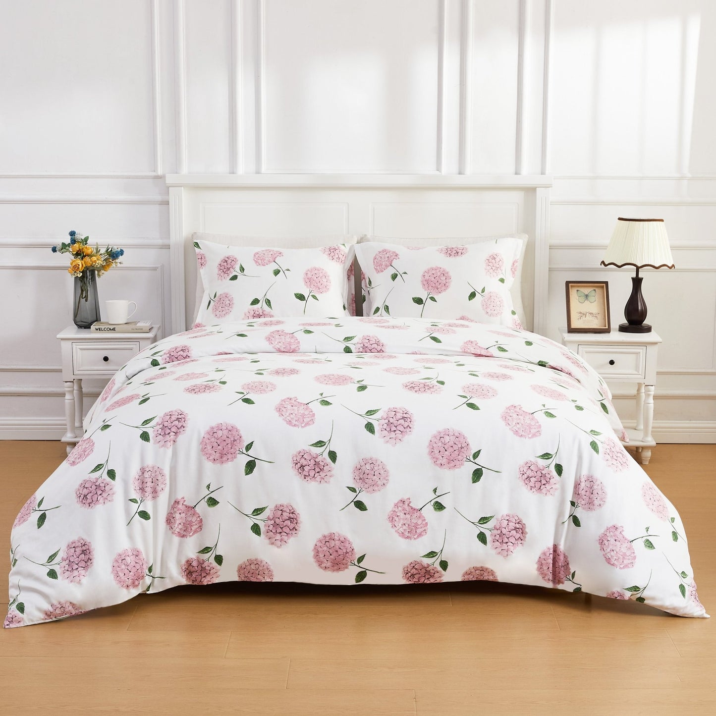 Hydrangea Printed Duvet Set - Quahog Bay Bedding