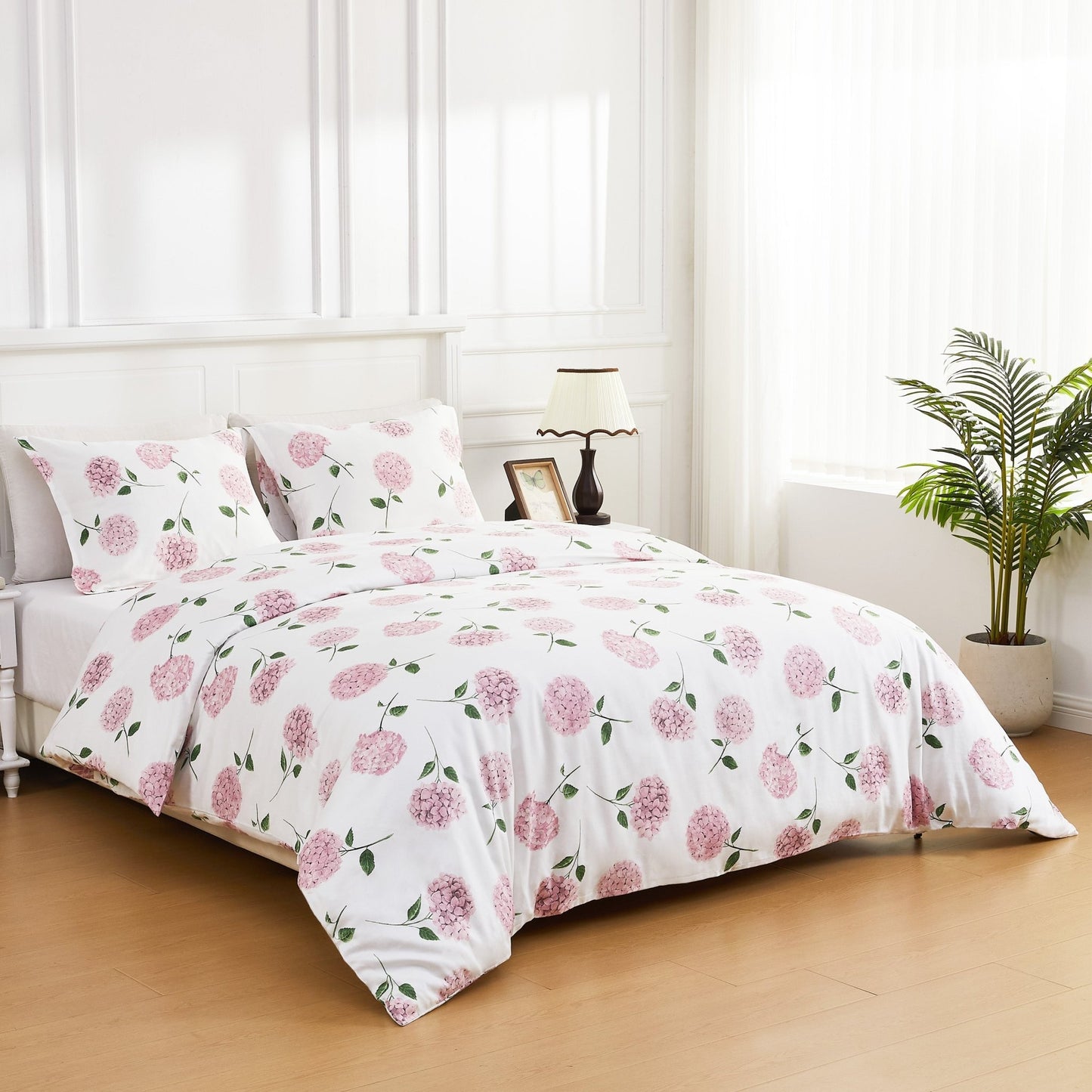 Hydrangea Printed Duvet Set - Quahog Bay Bedding