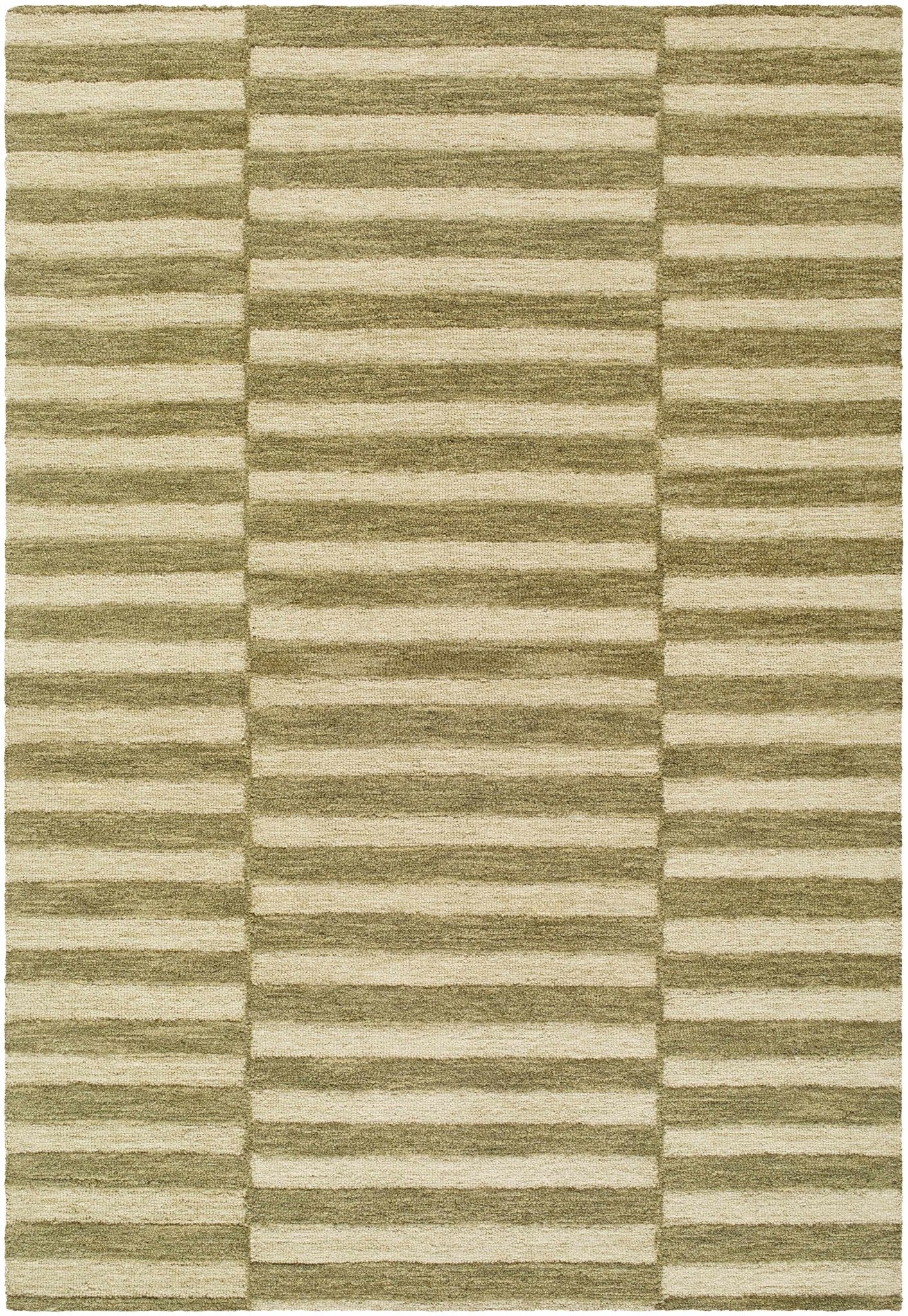 Idaho Broken - Striped Green Area Rug | Our PNW Home X Livabliss - Quahog Bay Bedding