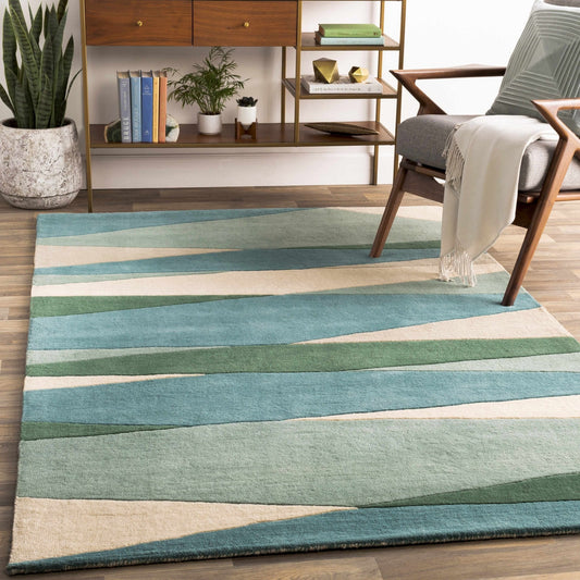 Jarratt Modern Wool Rug - Quahog Bay Bedding