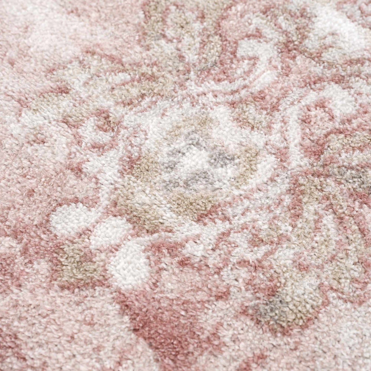 Kandos Blush & Light Pink Area Rug - Quahog Bay Bedding
