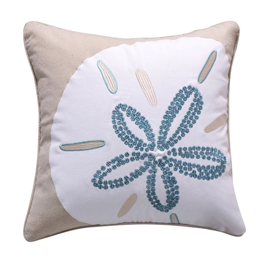 Laida Beach Flower Pillow - Quahog Bay Bedding