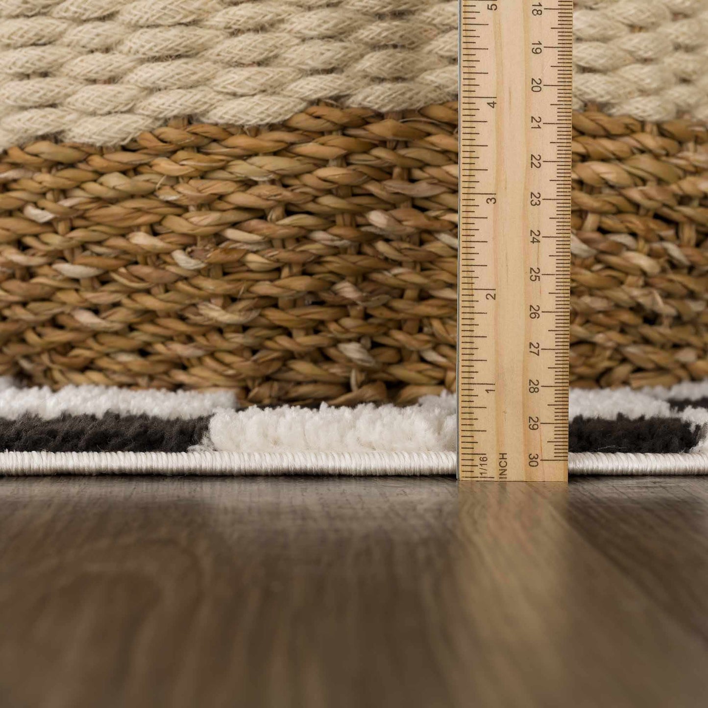 Lajos Black & White Checkered Area Rug - Quahog Bay Bedding