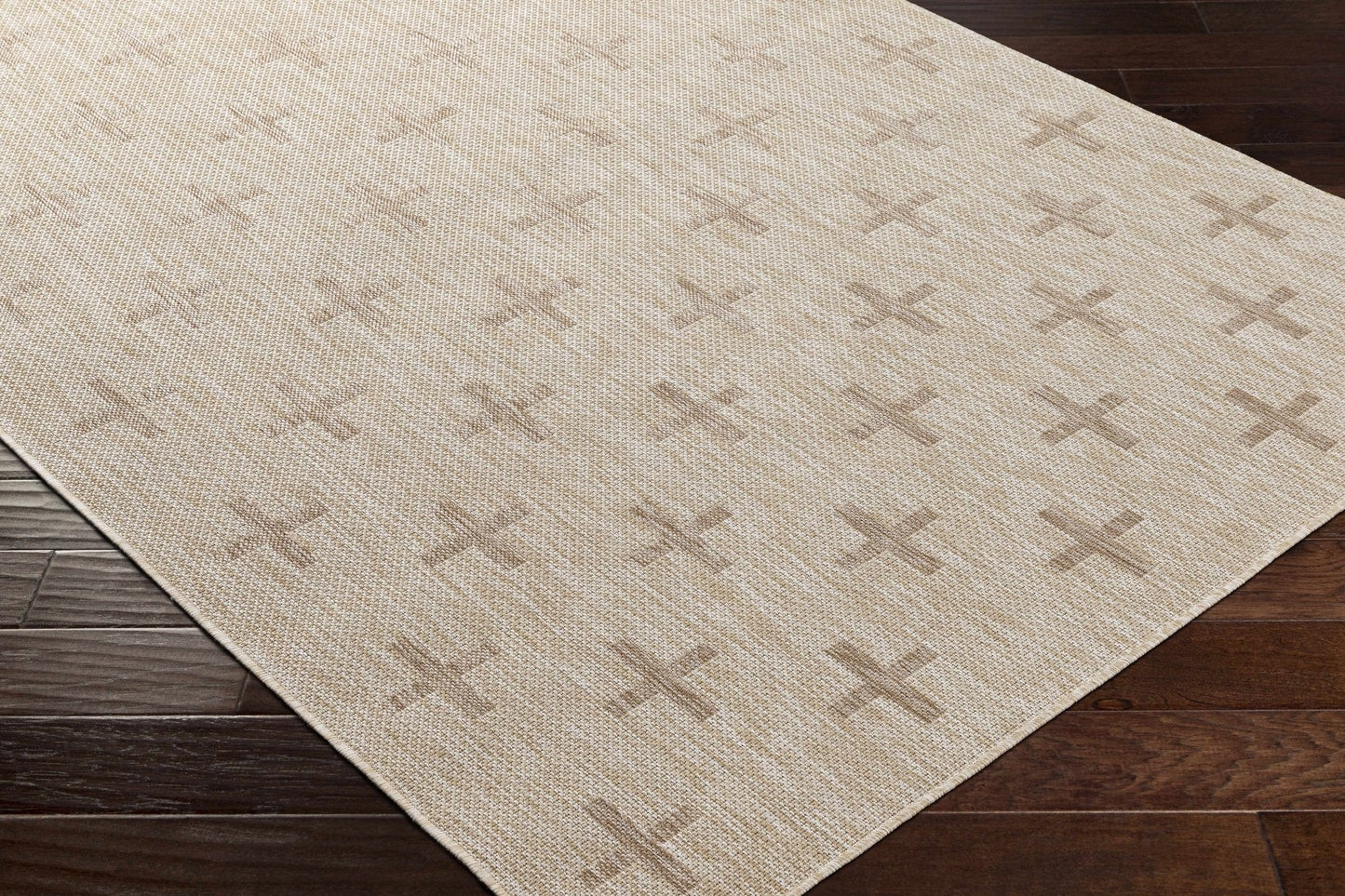 Limbo Beige Outdoor Area Rug - Quahog Bay Bedding