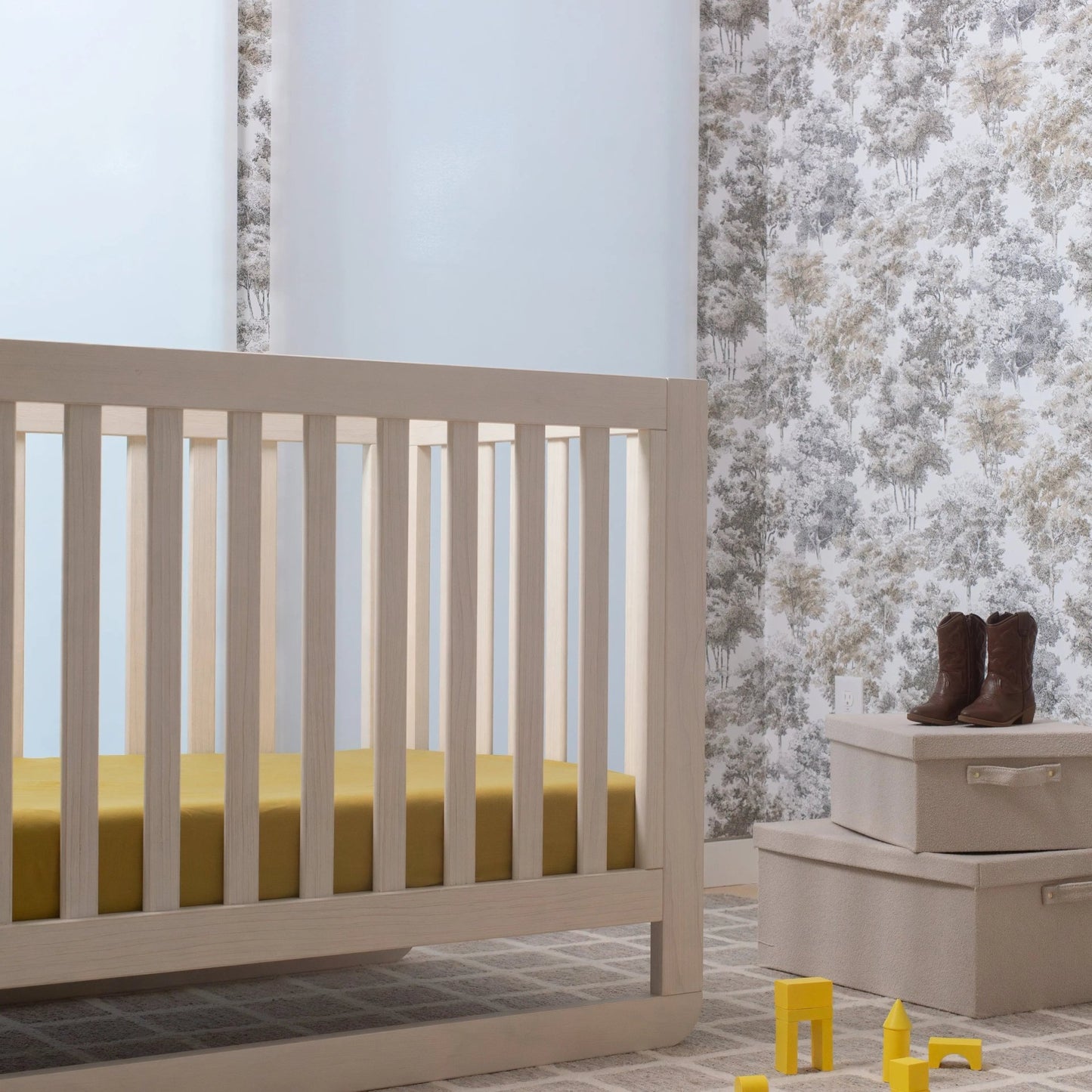 Linen+ Bamboo Crib & Toddler Fitted Sheet - Quahog Bay Bedding