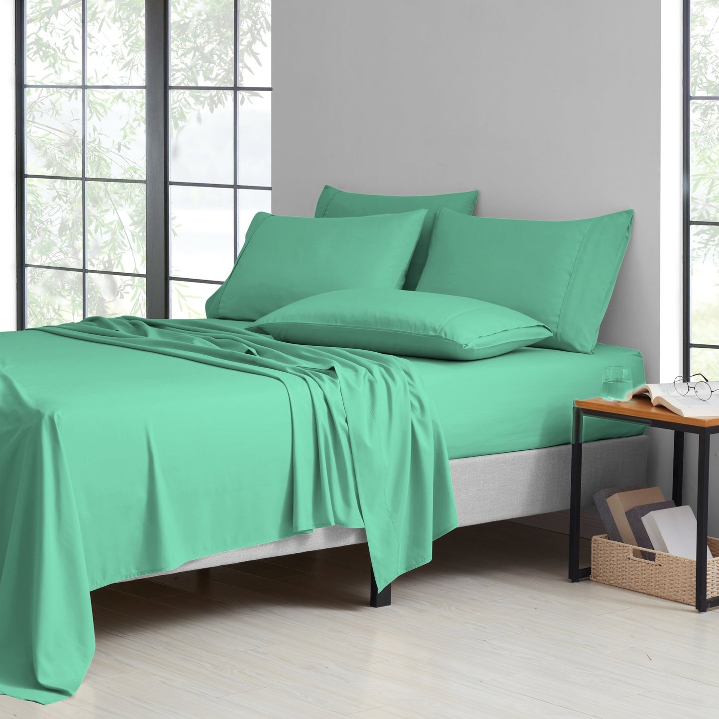 Luxury Bamboo 1000TC Sheet Set - 6 Piece Sheet Set - Quahog Bay Bedding