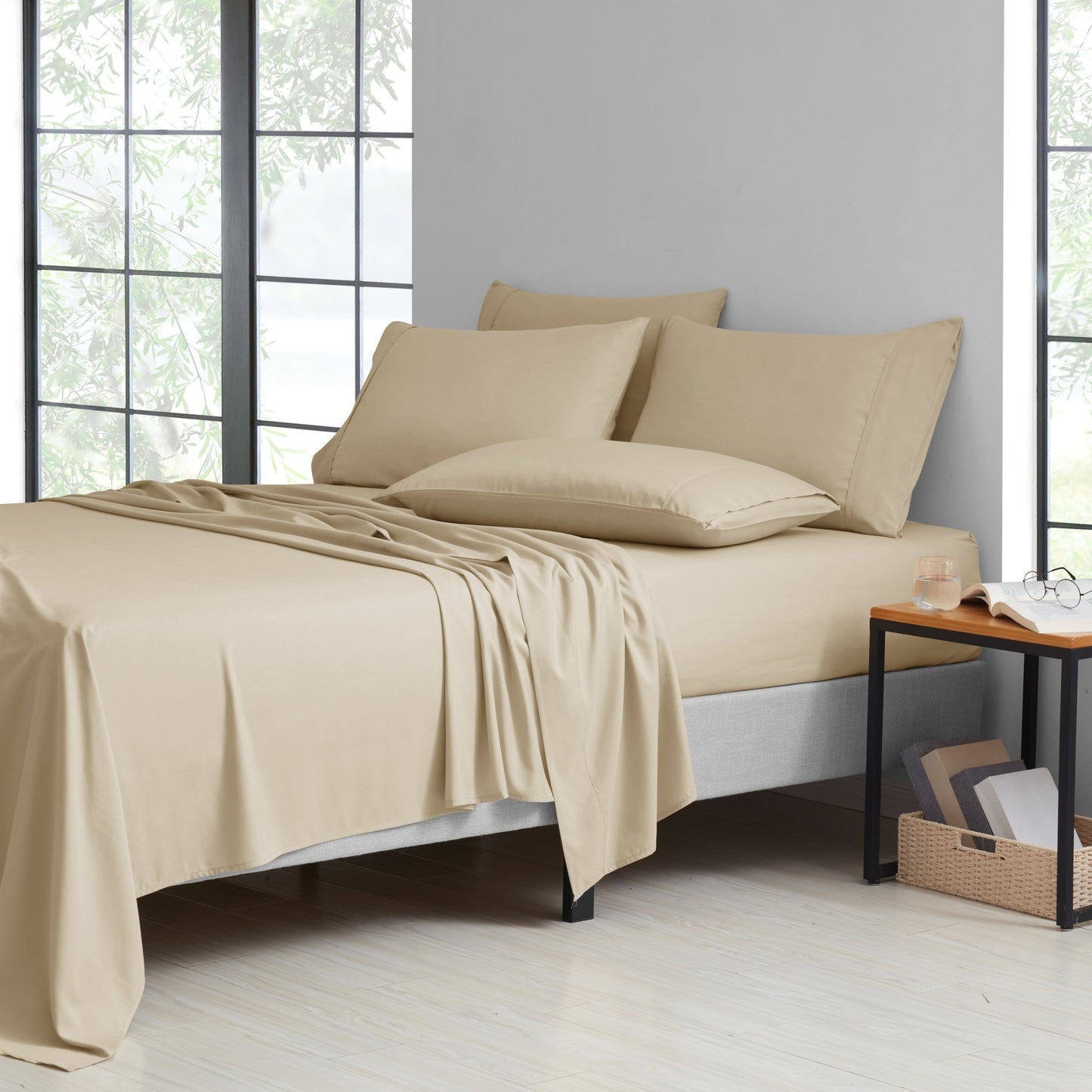 Luxury Bamboo 1000TC Sheet Set - 6 Piece Sheet Set - Quahog Bay Bedding