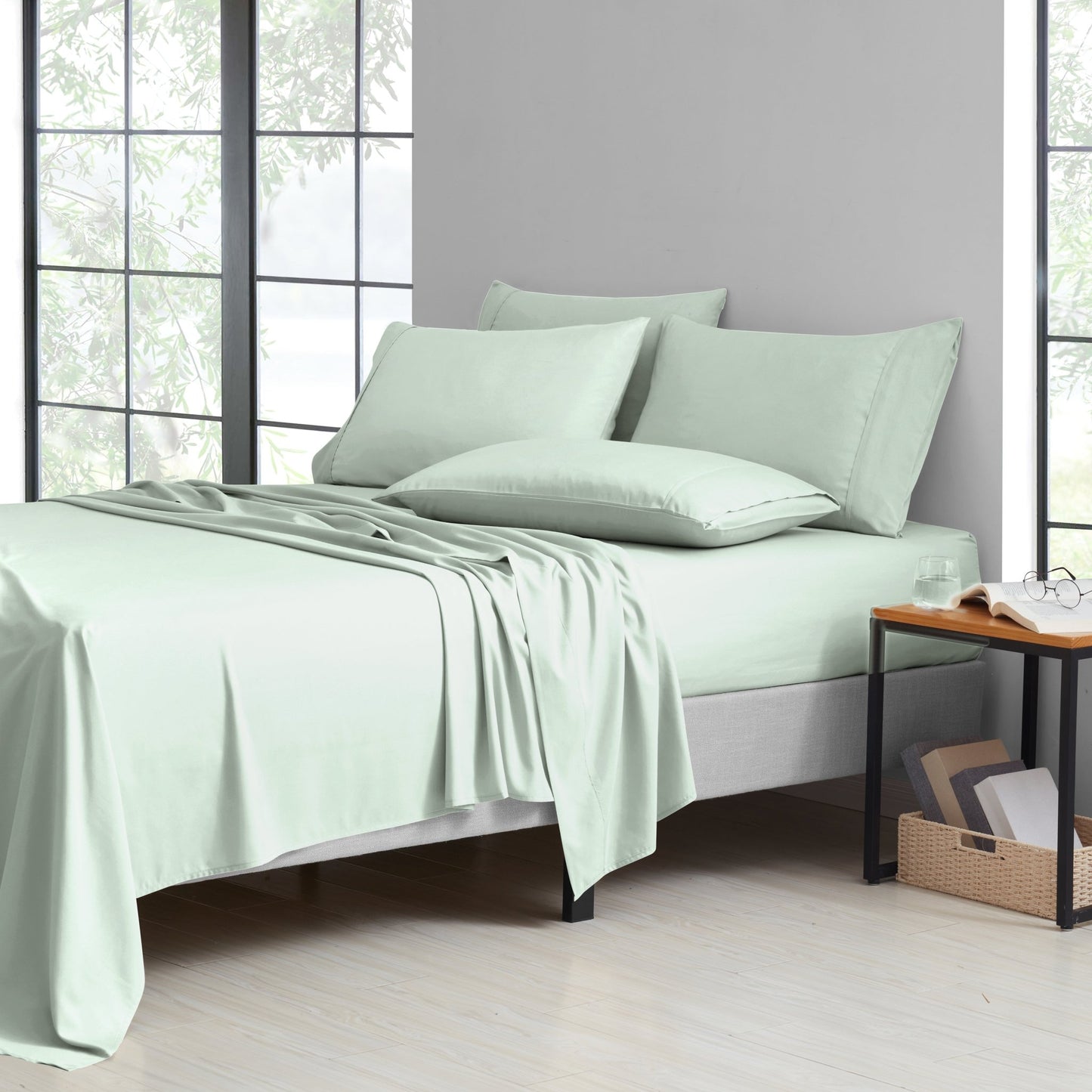 Luxury Bamboo 1000TC Sheet Set - 6 Piece Sheet Set - Quahog Bay Bedding