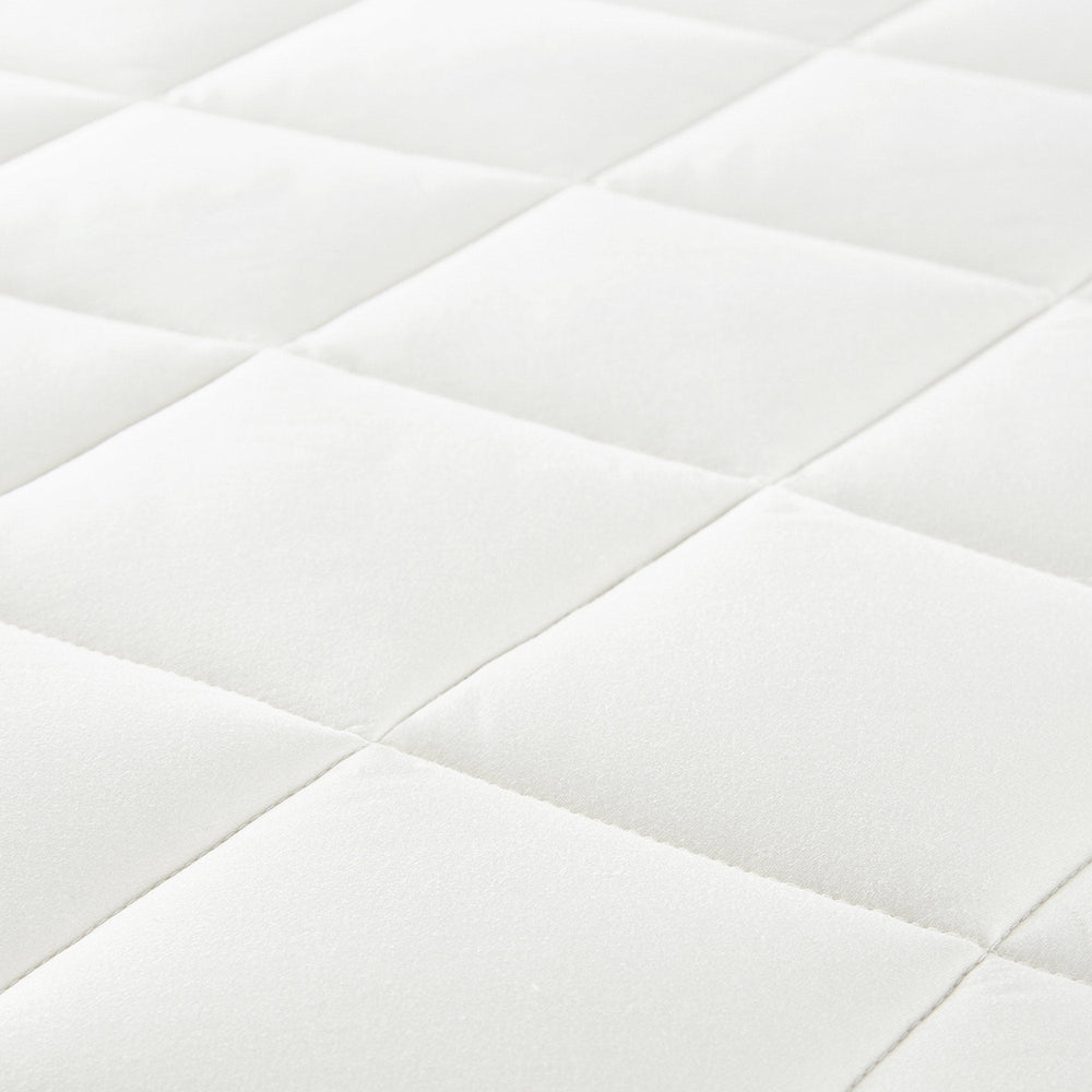 Luxury Organic Cotton Quilted Mattress Pad Protector - 100% Organic Cotton - Quahog Bay Bedding