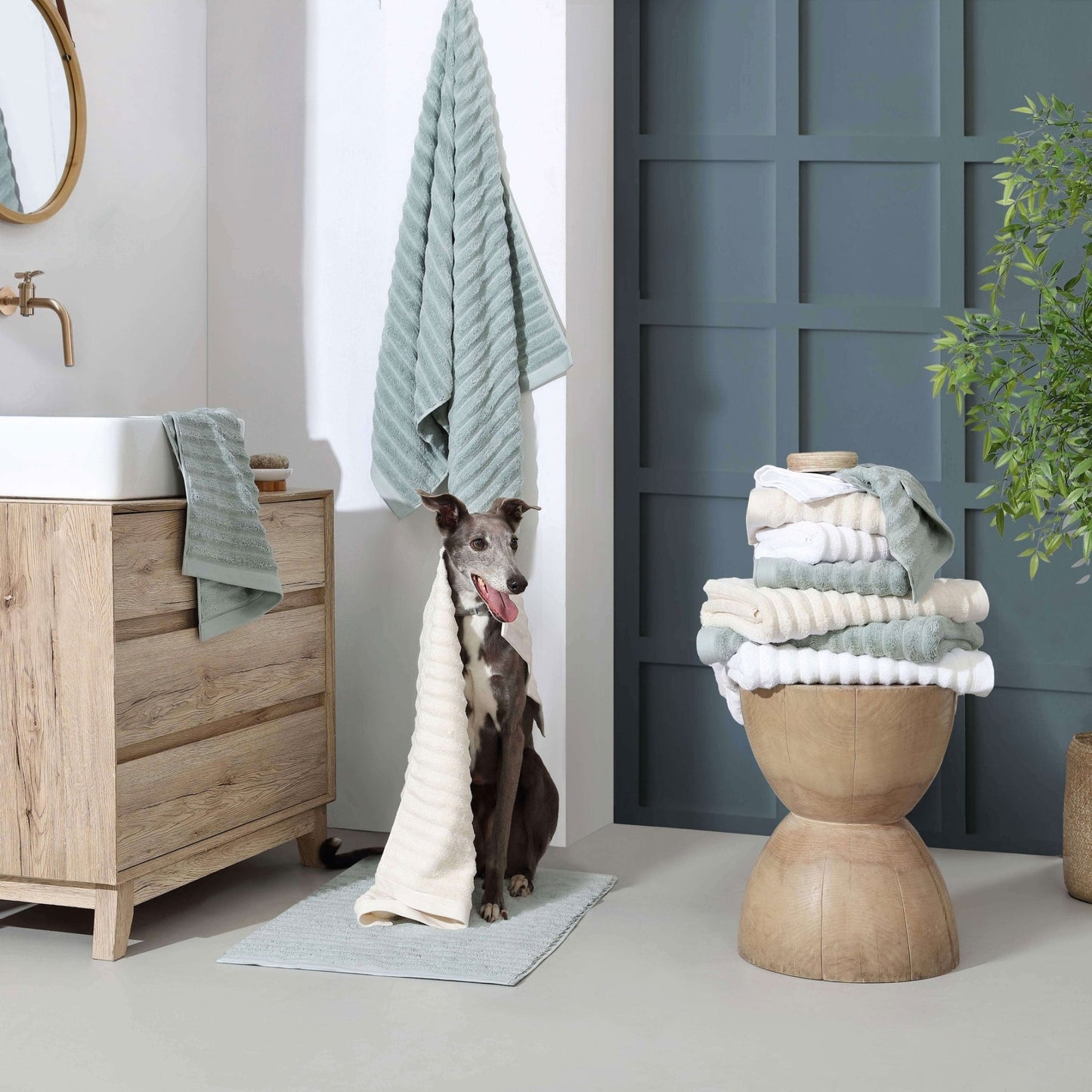 Luxury Turkish Cotton Rib Towel Set - Quahog Bay Bedding