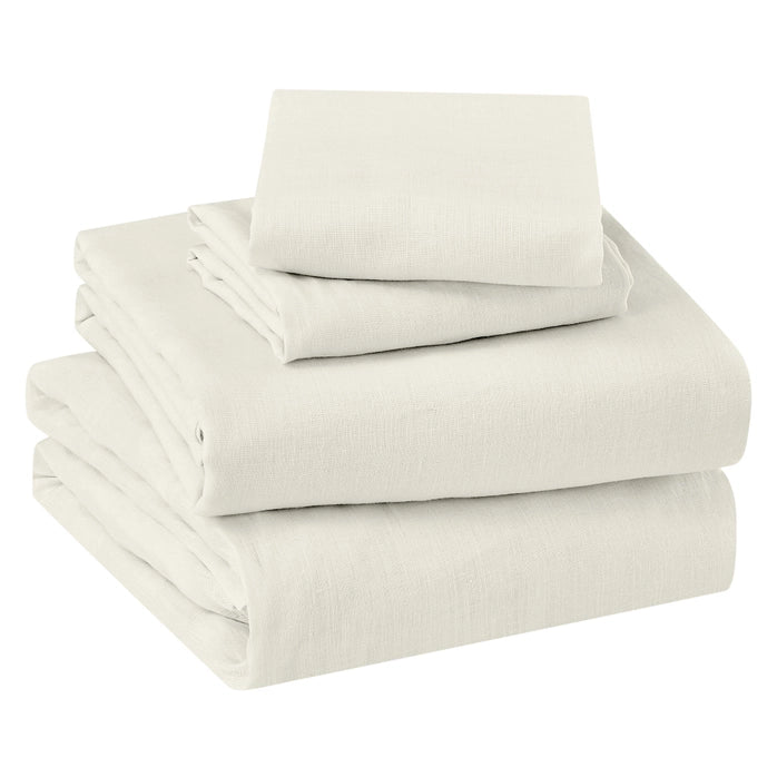 Luxury Washed Linen Sheet Set - Luxury Linen Sheets - Quahog Bay Bedding
