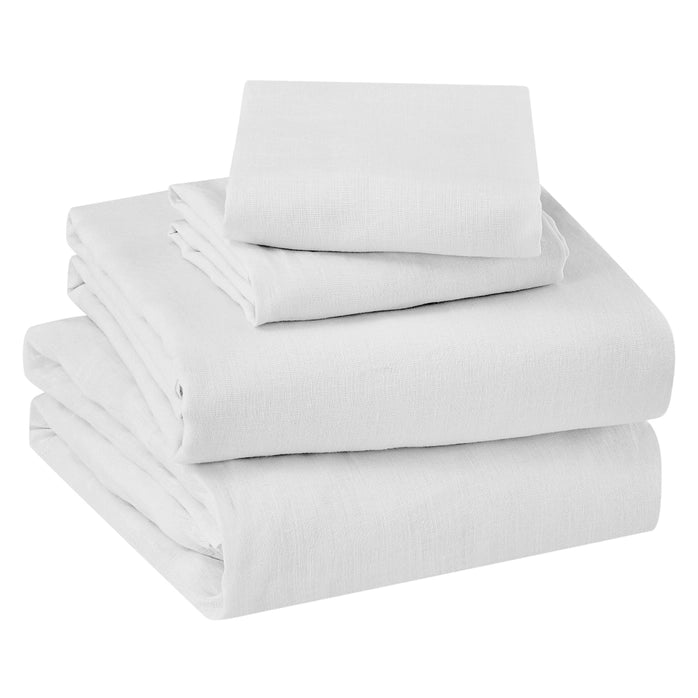 Luxury Washed Linen Sheet Set - Luxury Linen Sheets - Quahog Bay Bedding