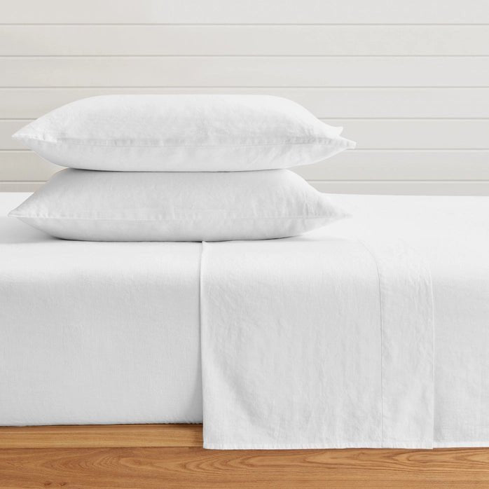 Luxury Washed Linen Sheet Set - Luxury Linen Sheets - Quahog Bay Bedding