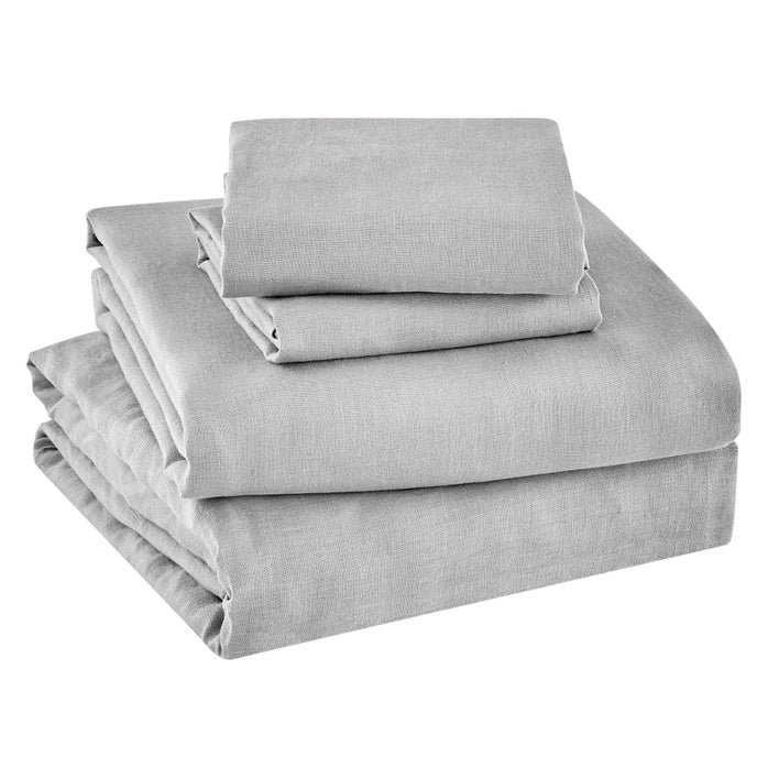 Luxury Washed Linen Sheet Set - Luxury Linen Sheets - Quahog Bay Bedding