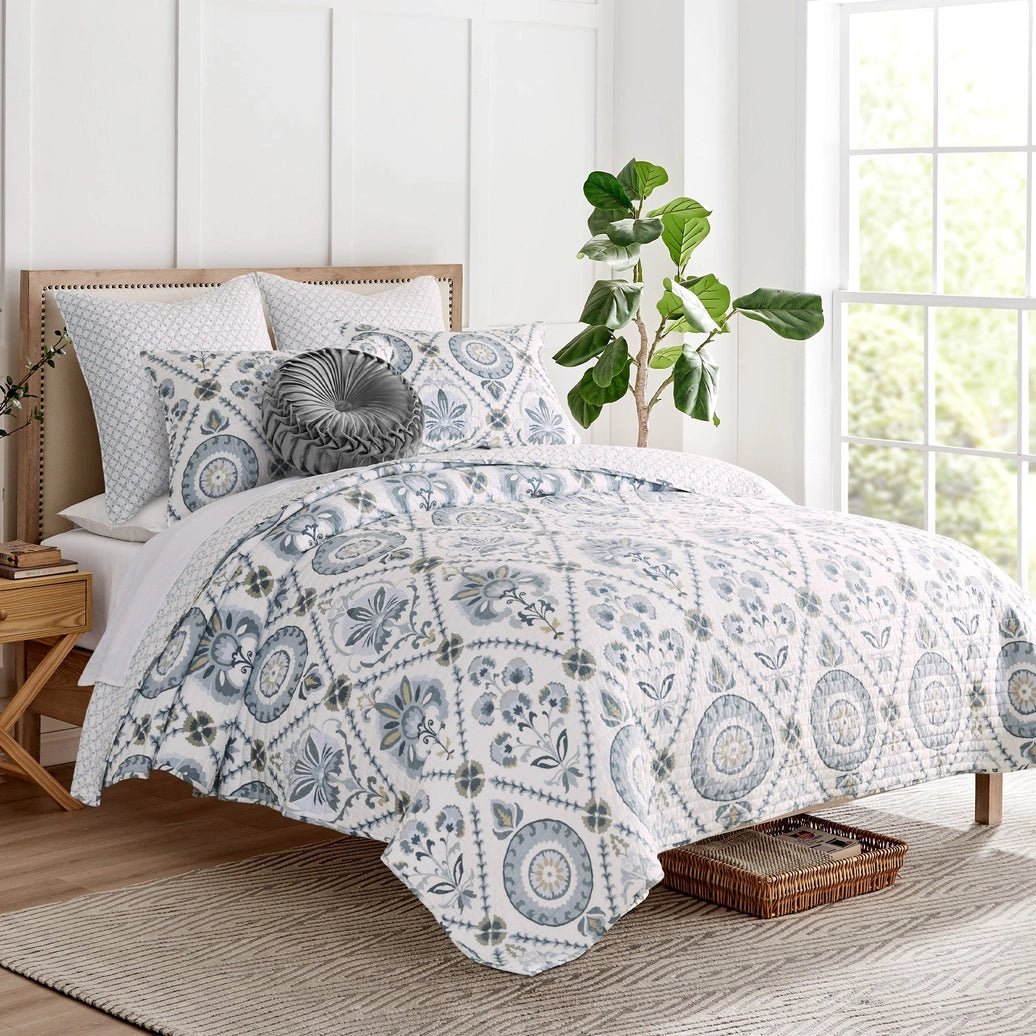 Maeve Neutral Quilt Set - Quahog Bay Bedding