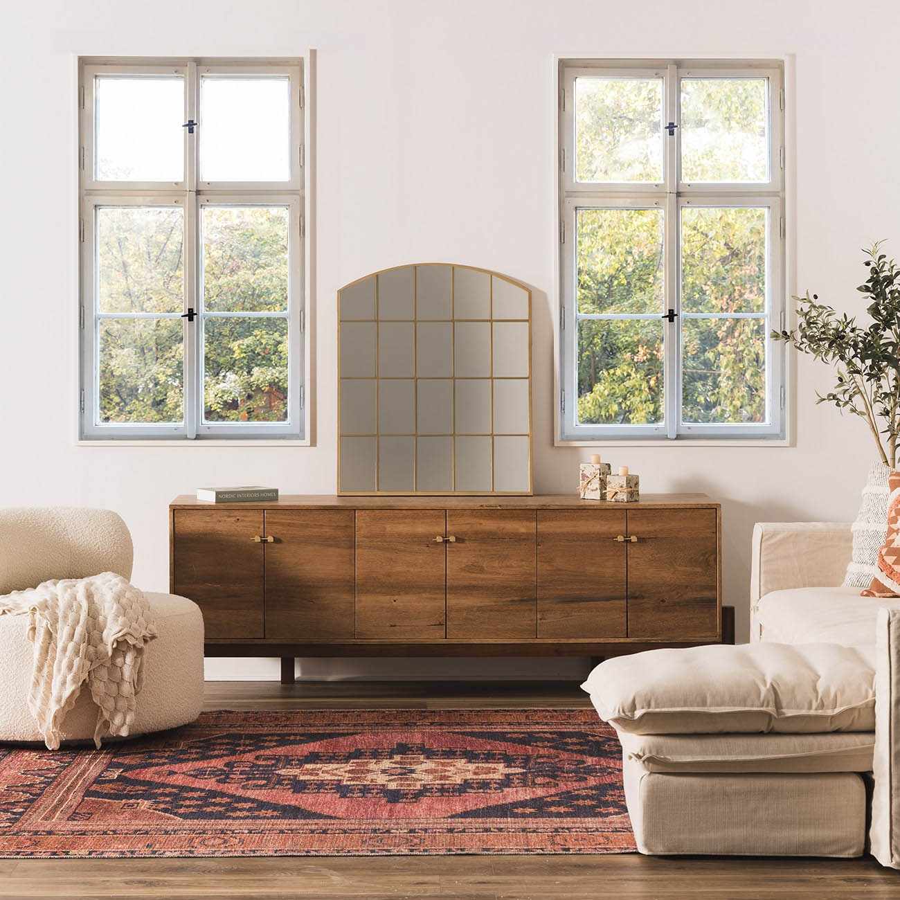 Malamote Vintage Flat Pile Washable Rug - Quahog Bay Bedding