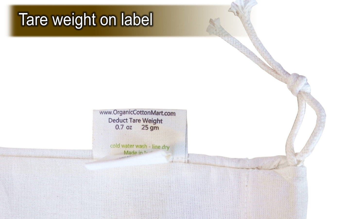 Muslin Produce Bags - Quahog Bay Bedding