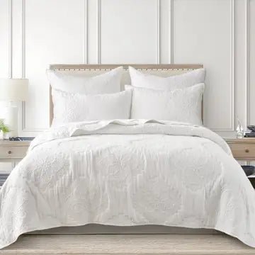 Muslin Stitch Quilt Set - Quahog Bay Bedding