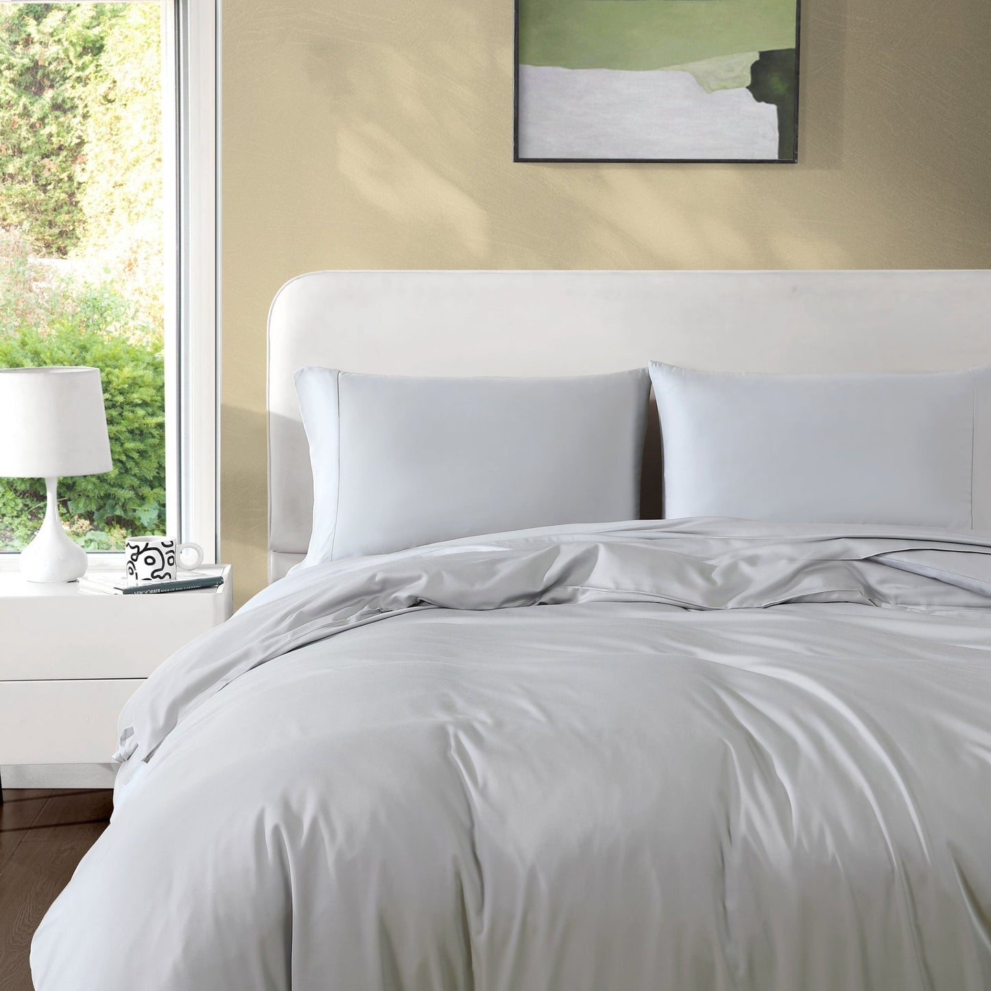 Natural Premium Bamboo Duvet Cover - Quahog Bay Bedding