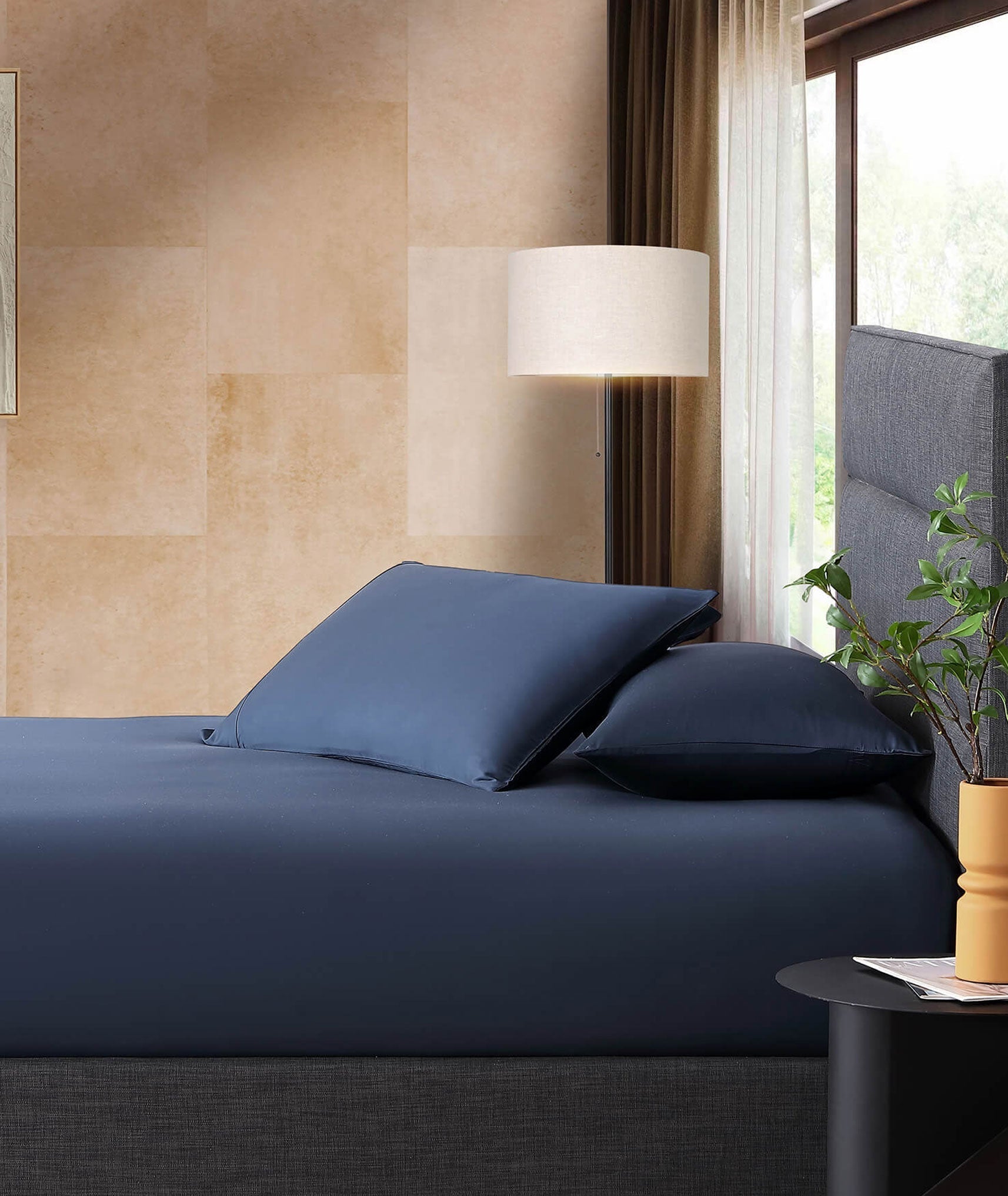 Natural Premium Bamboo Fitted Sheet - Quahog Bay Bedding