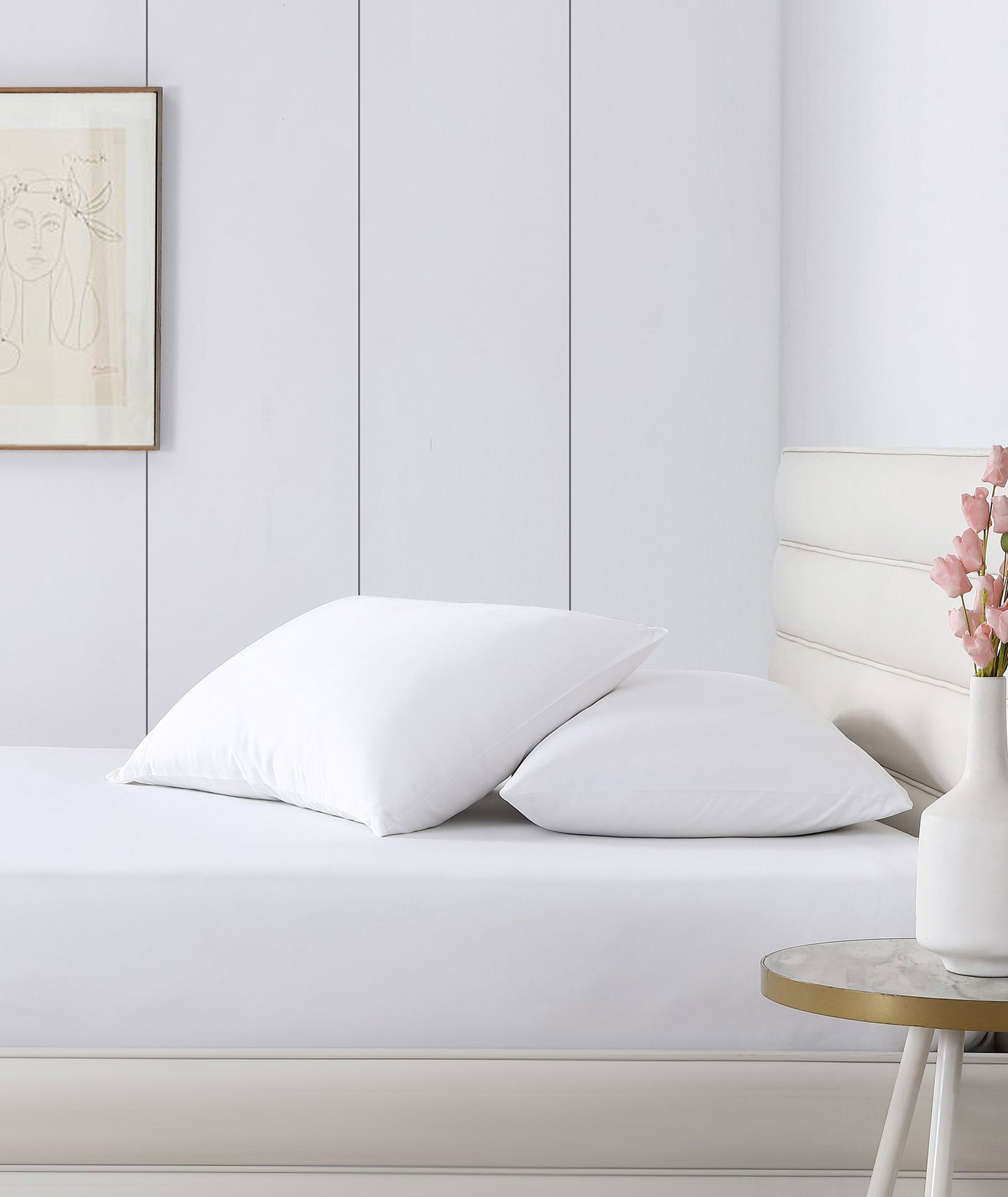 Natural Premium Bamboo Fitted Sheet - Quahog Bay Bedding