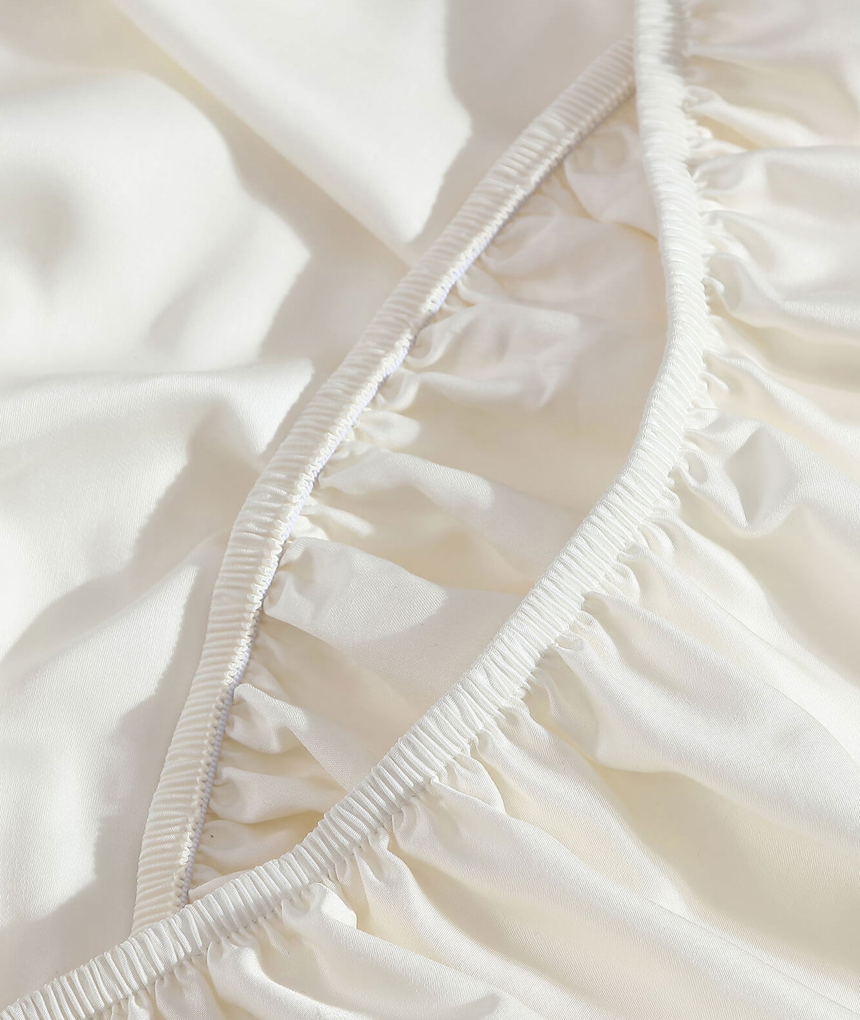 Natural Premium Bamboo Fitted Sheet - Quahog Bay Bedding