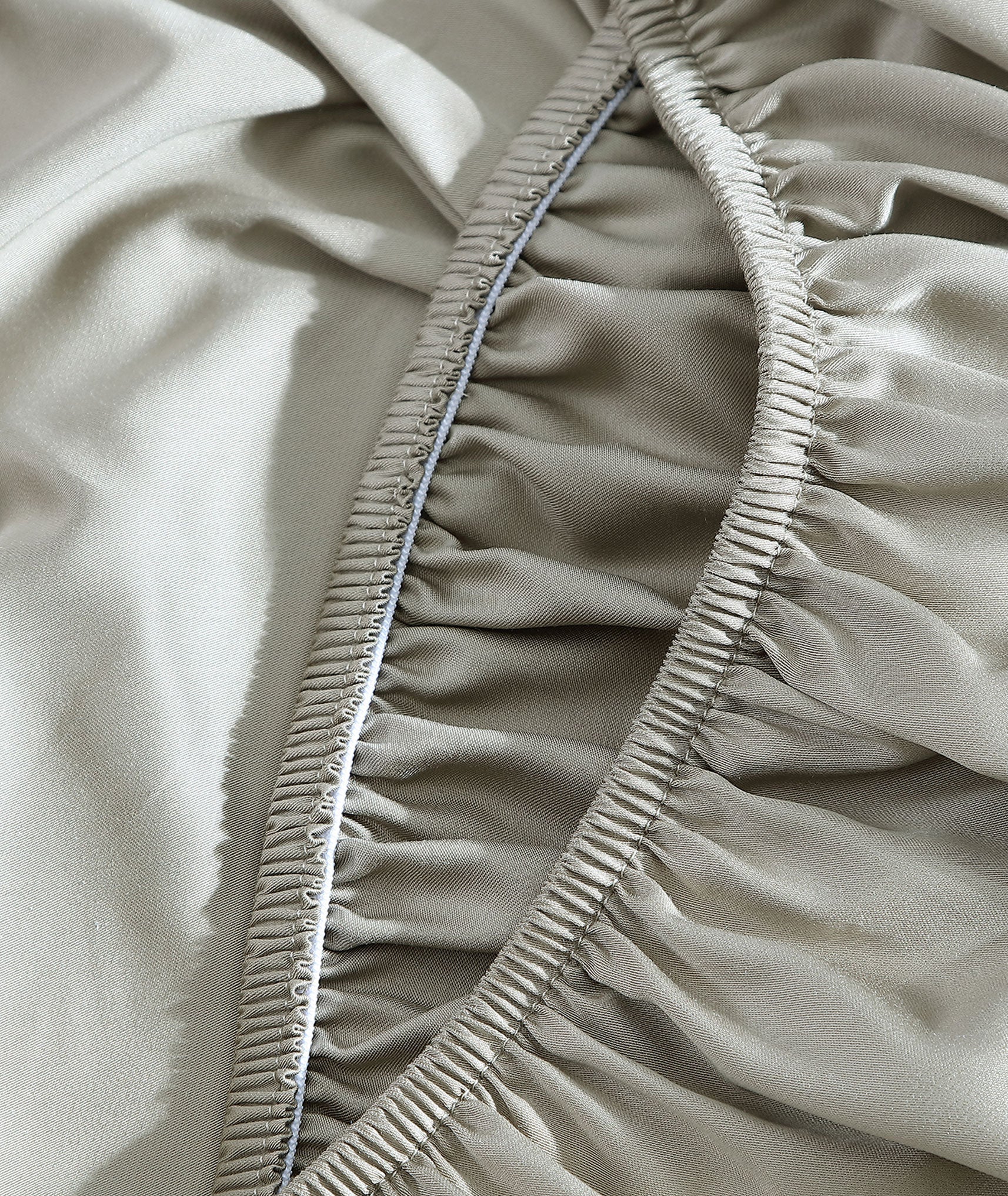 Natural Premium Bamboo Fitted Sheet - Quahog Bay Bedding