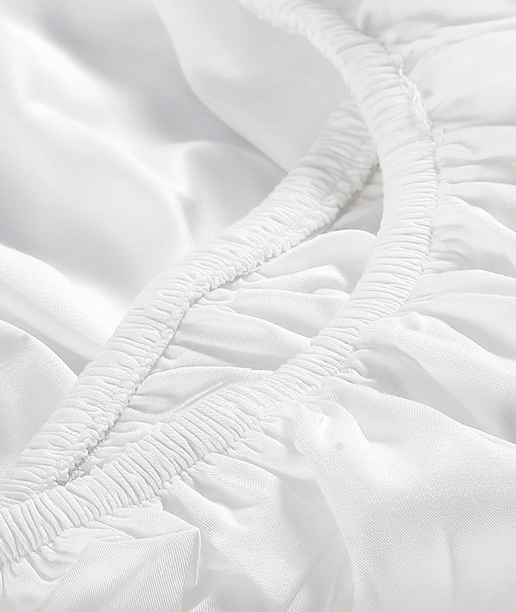 Natural Premium Bamboo Fitted Sheet - Quahog Bay Bedding