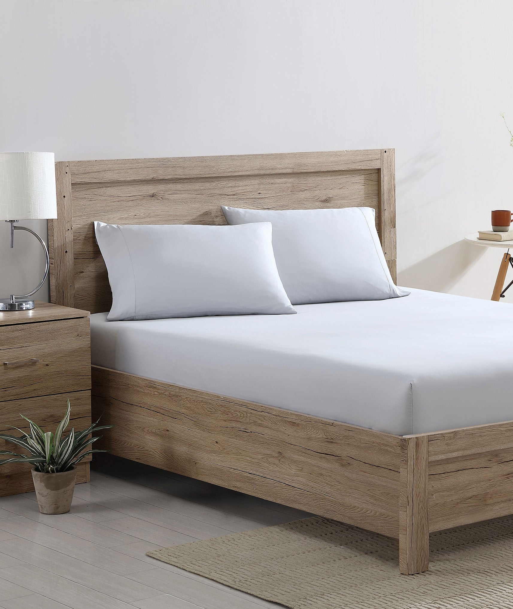 Natural Premium Bamboo Fitted Sheet - Quahog Bay Bedding