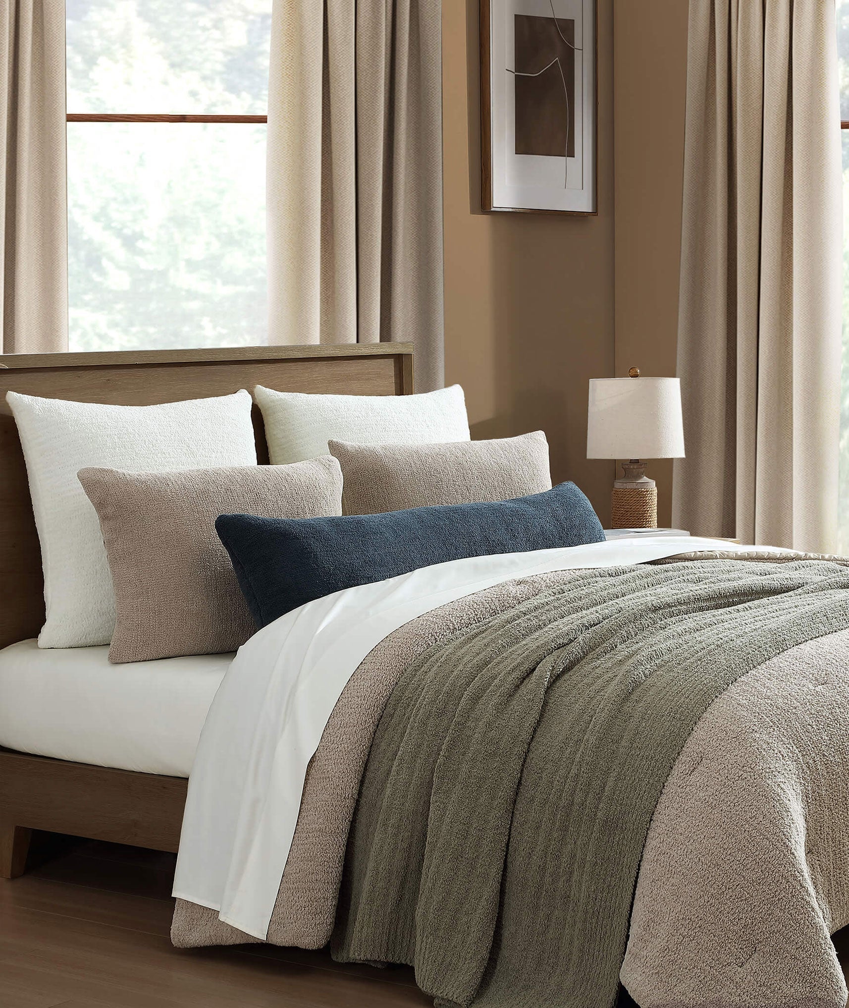 Natural Premium Bamboo Fitted Sheet - Quahog Bay Bedding