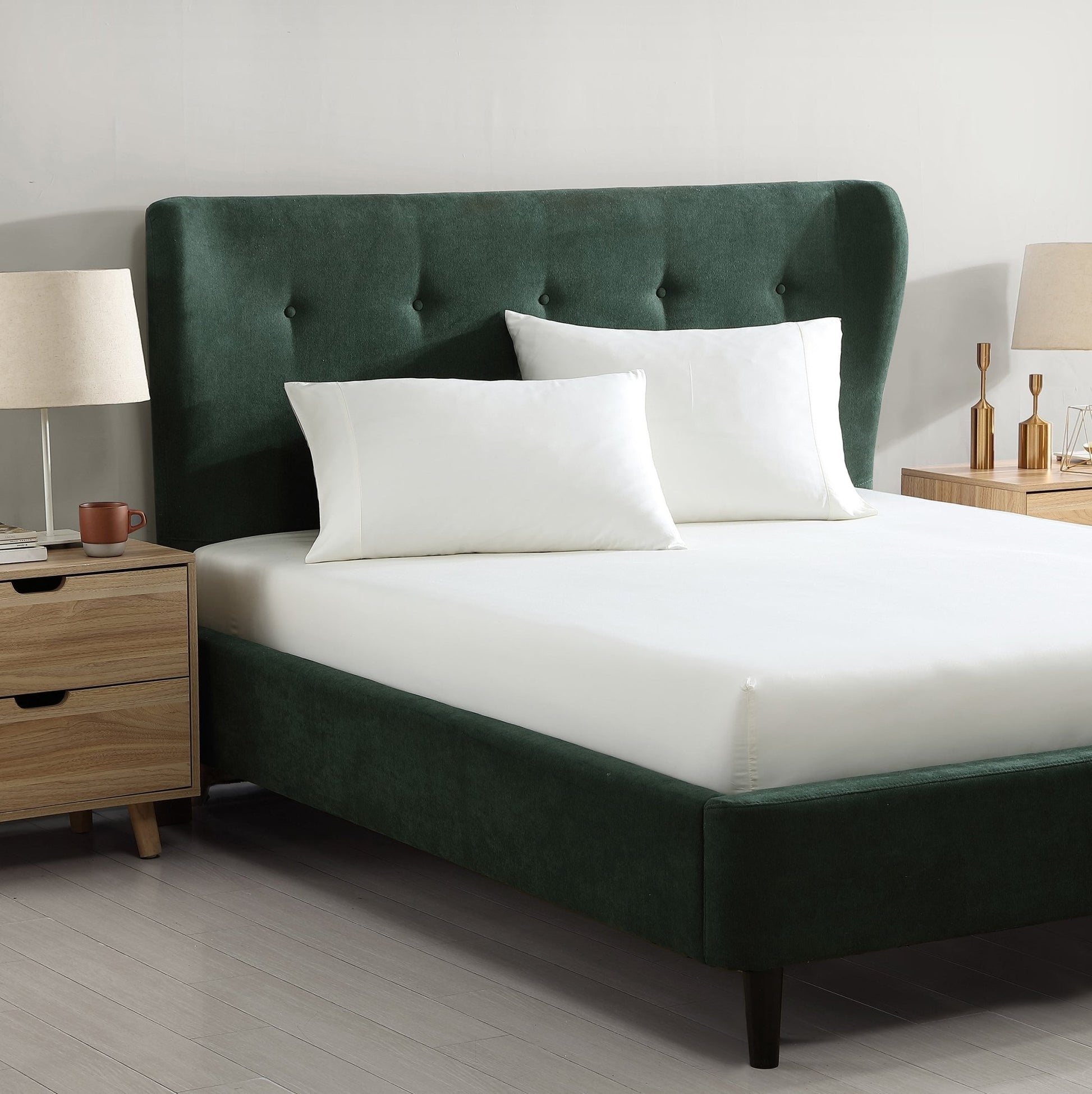 Natural Premium Bamboo Sheet Set - Cooling Sheets - Quahog Bay Bedding