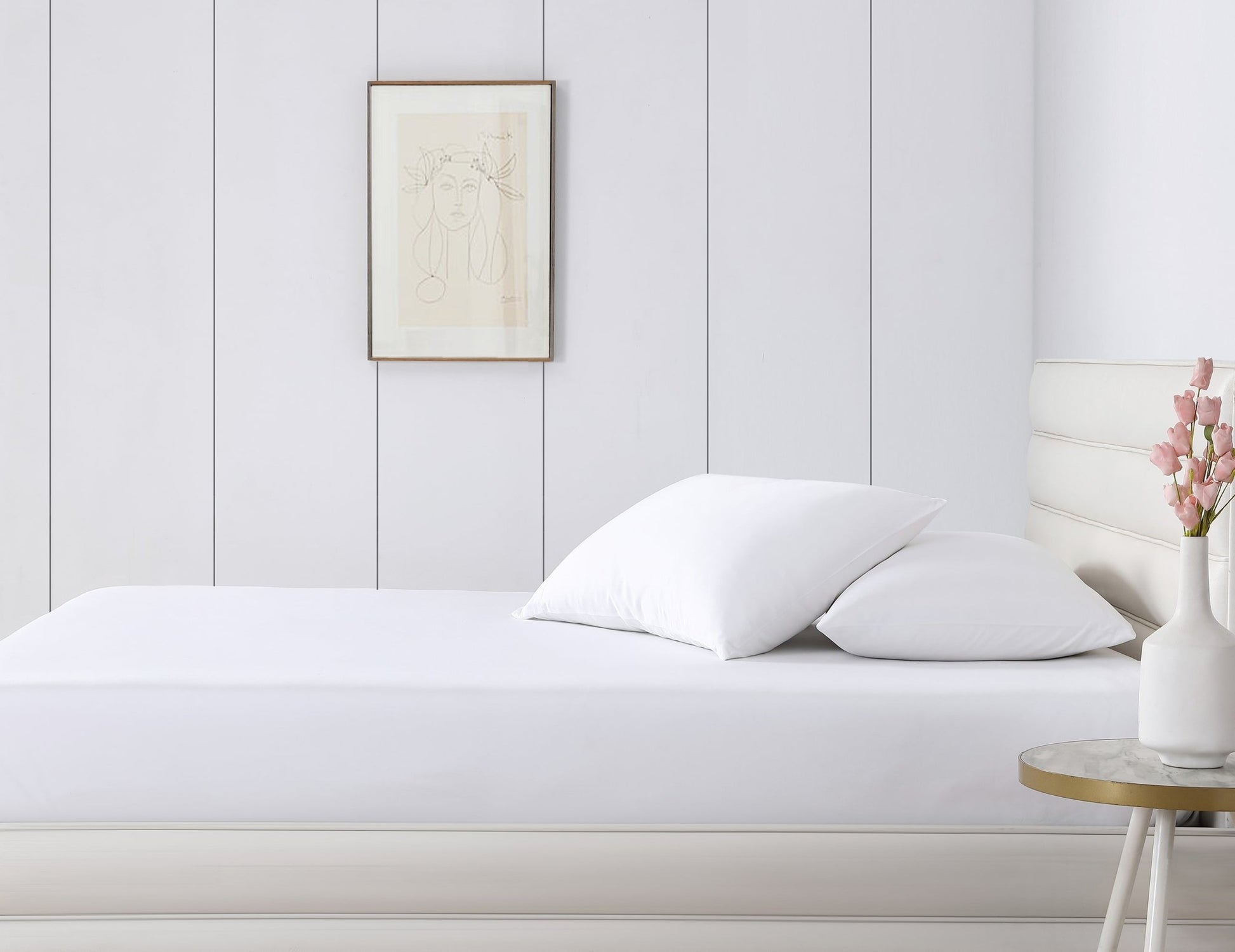 Natural Premium Bamboo Sheet Set - Cooling Sheets - Quahog Bay Bedding