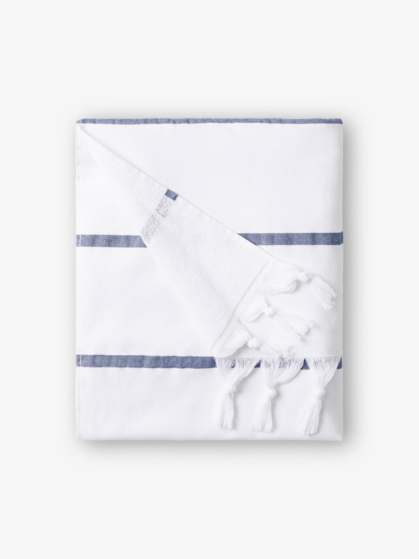 Navy Positano Turkish Towel - Quahog Bay Bedding