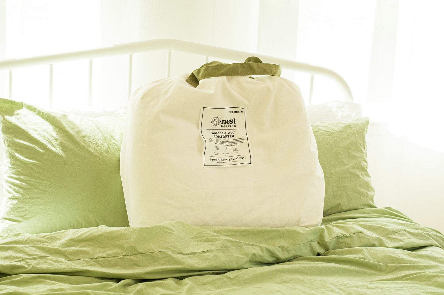 Nest Bedding Washable Wool Comforter - Quahog Bay Bedding