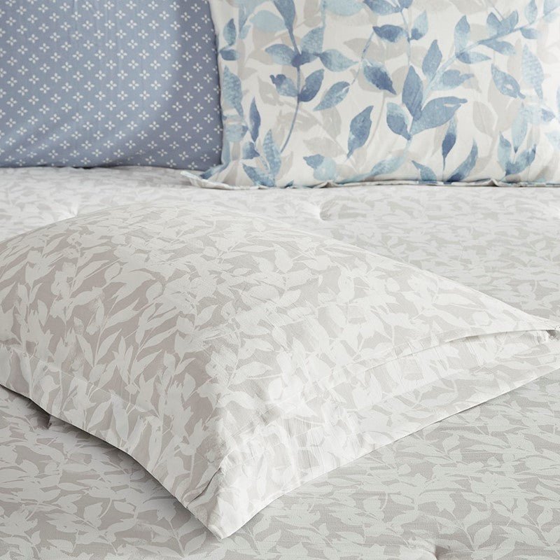 New! Sofia Reversible Comforter Set with Bed Sheets - Floral Botanical Comforters - Quahog Bay Bedding