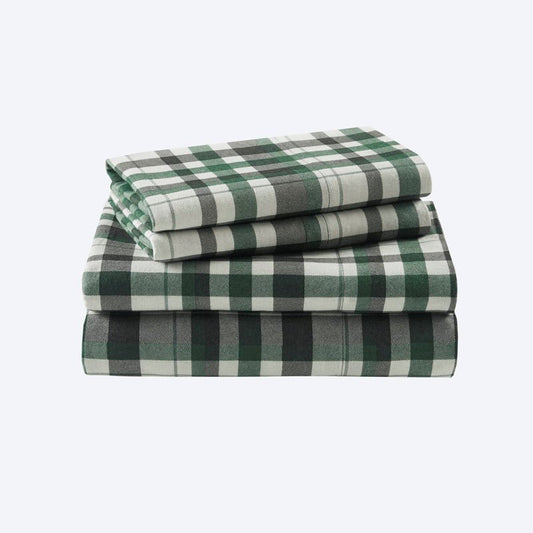 New! Woolrich 100% Cotton Printed Flannel Sheet Set - Finton - Quahog Bay Bedding