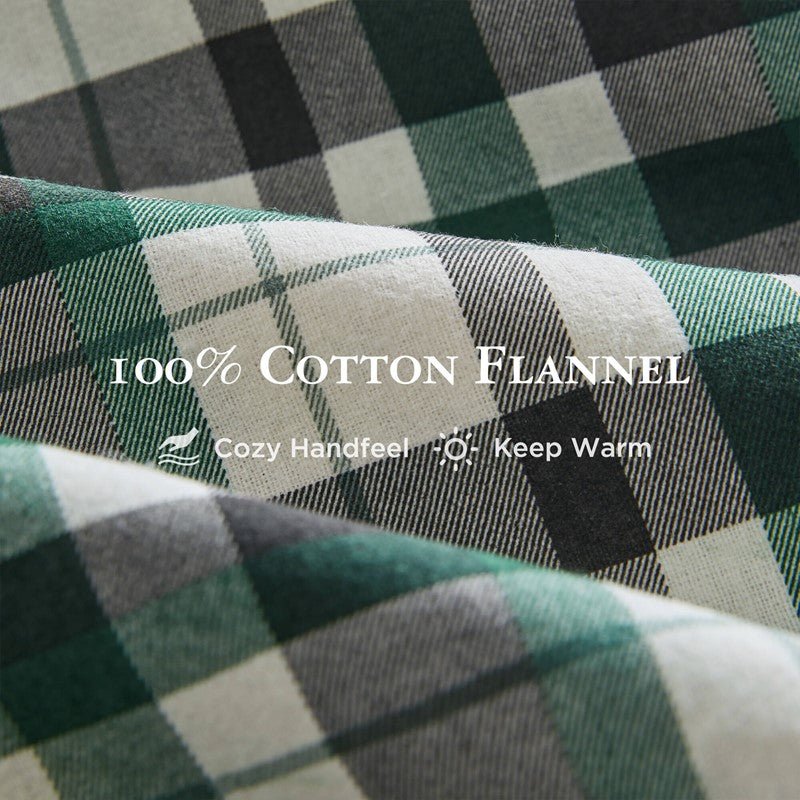 New! Woolrich 100% Cotton Printed Flannel Sheet Set - Finton - Quahog Bay Bedding