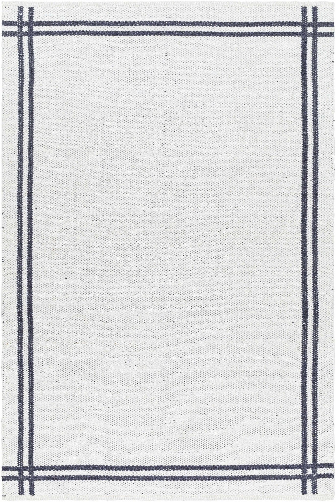 Nimue Bordered Wool Rug - Quahog Bay Bedding