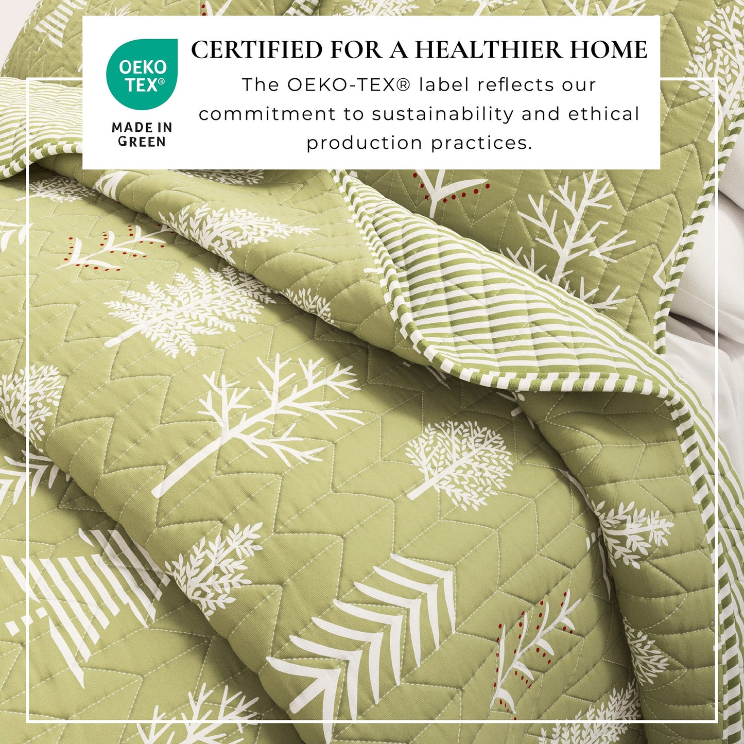3 Piece Lodge Forest Quilt - Whistler Collection