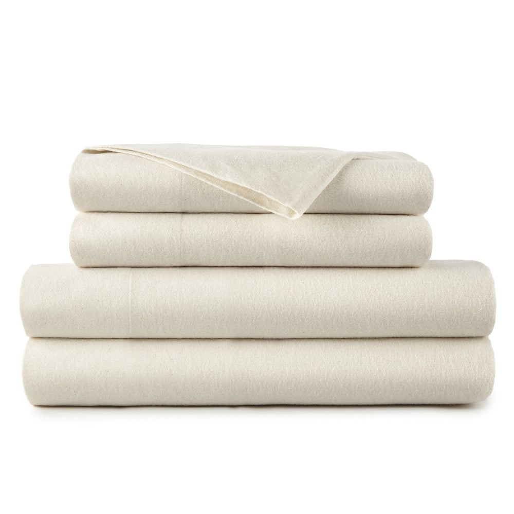 Organic Flannel Sheet Set - 100% Organic Cotton - Quahog Bay Bedding