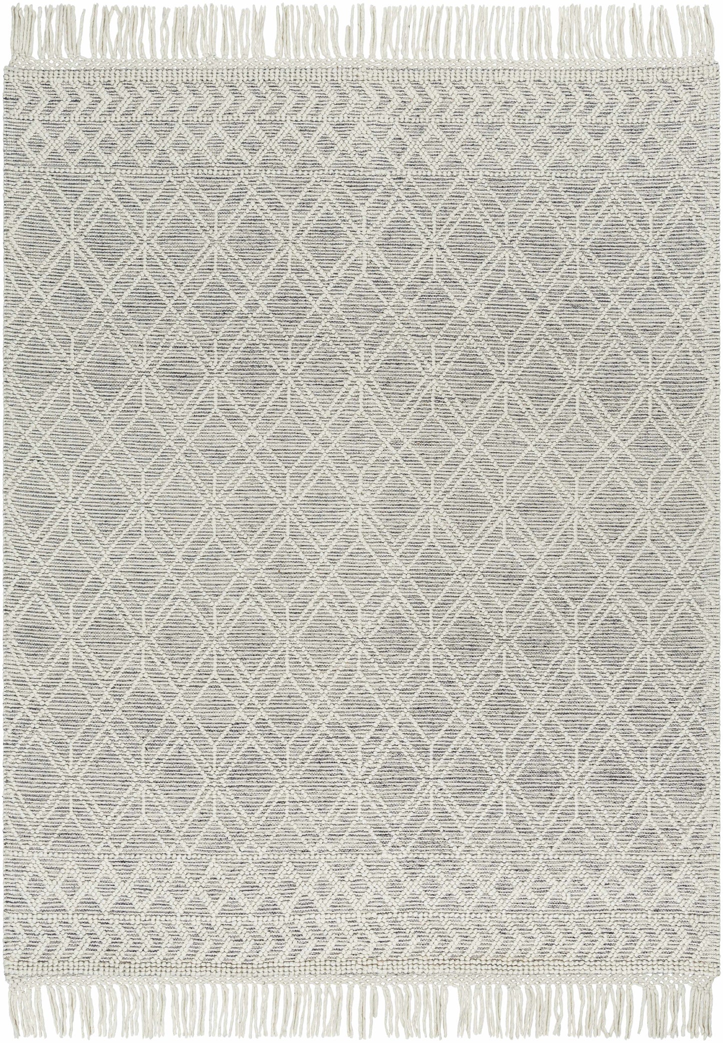 Ossun Wool Rug with Tassels