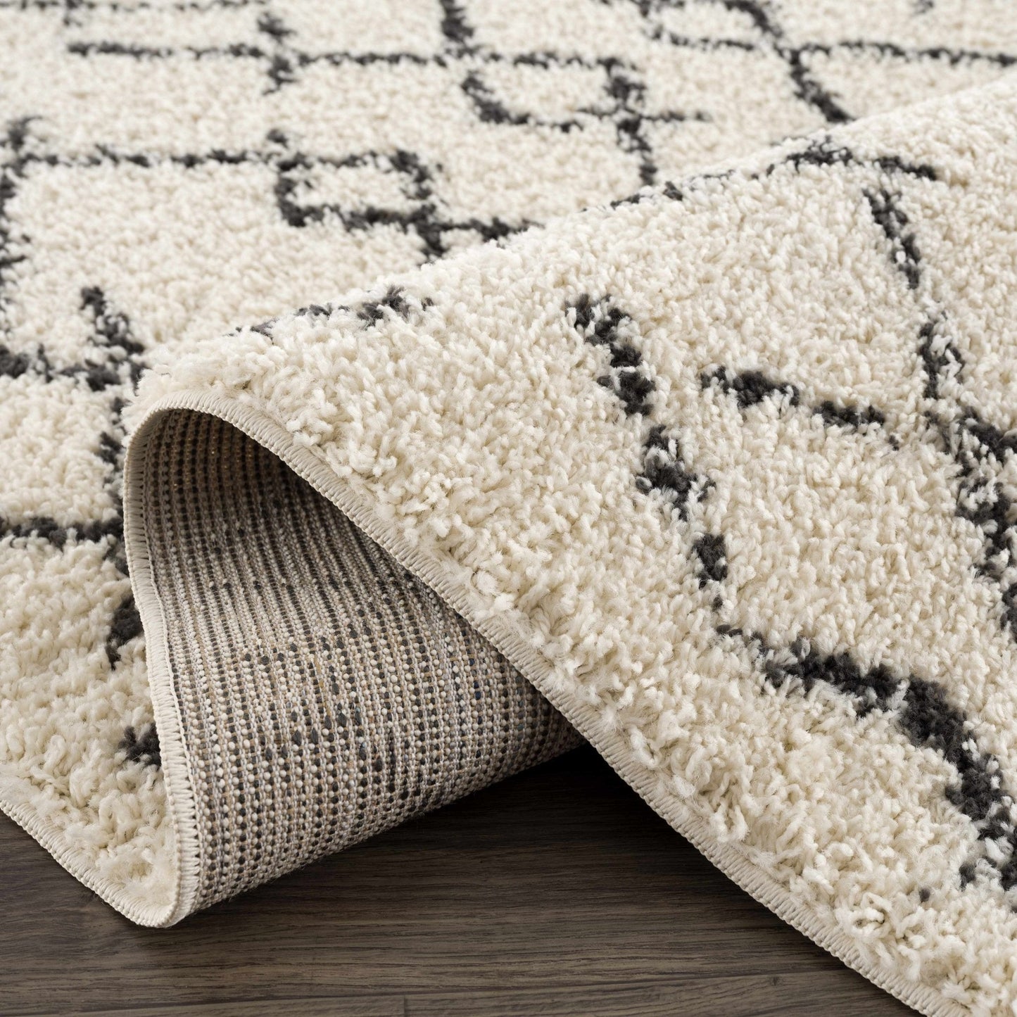 Pahala Moroccan Shag Area Rug - Clearance - Quahog Bay Bedding