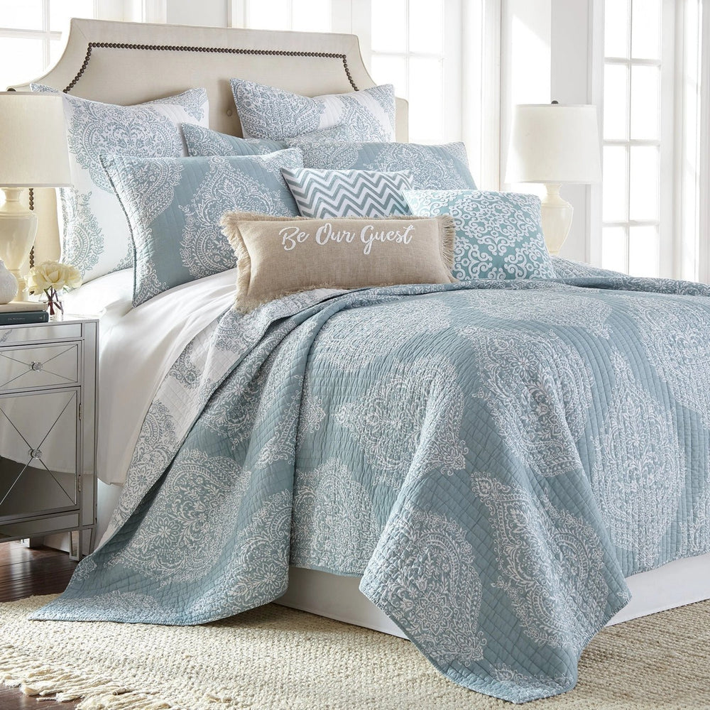 Pembroke Spa Be Our Guest Burlap Pillow - Quahog Bay Bedding