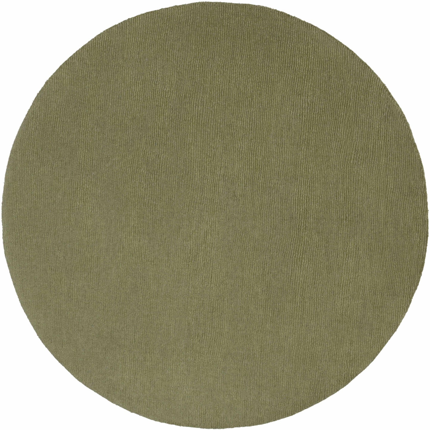 Brockton Solid Sage Green Wool Rug