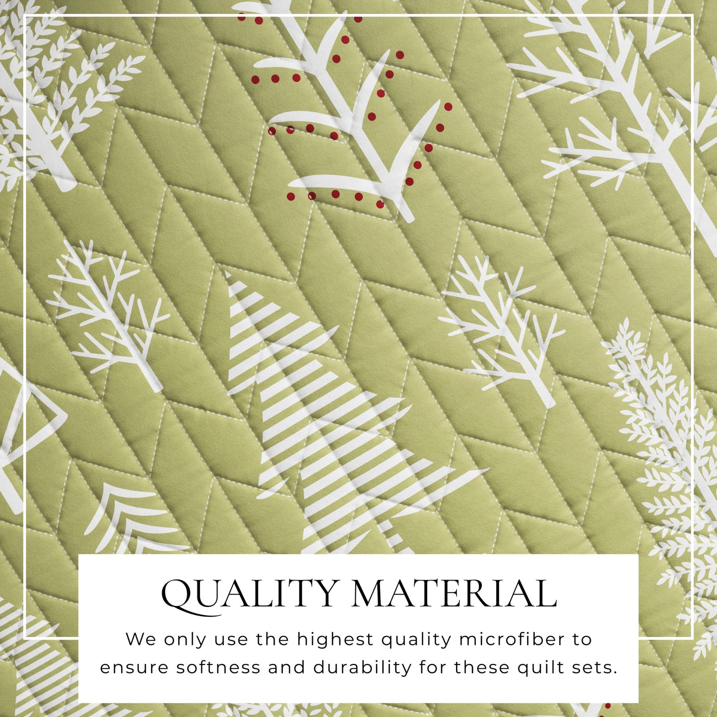 3 Piece Lodge Forest Quilt - Whistler Collection