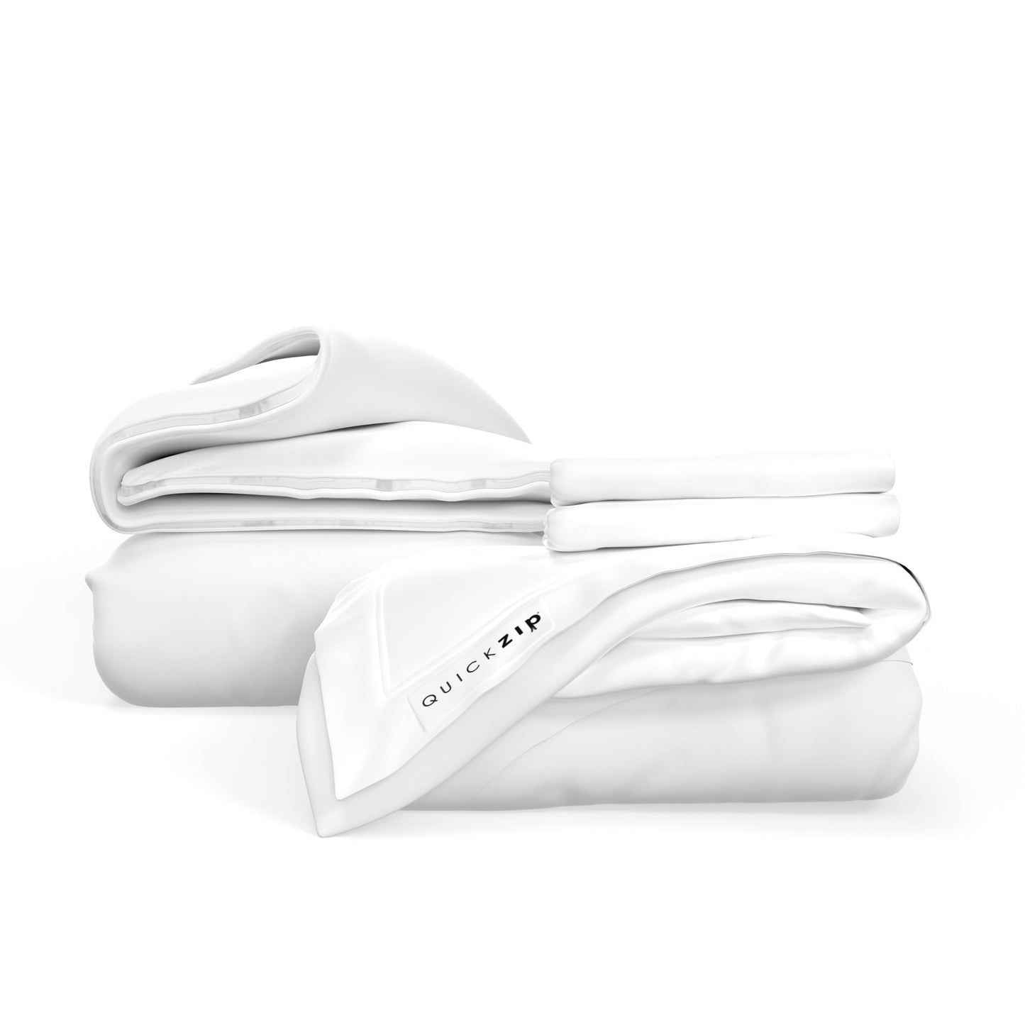 QuickZip Duvet Bundle (1x Zip Sheet) - Percale - Quahog Bay Bedding