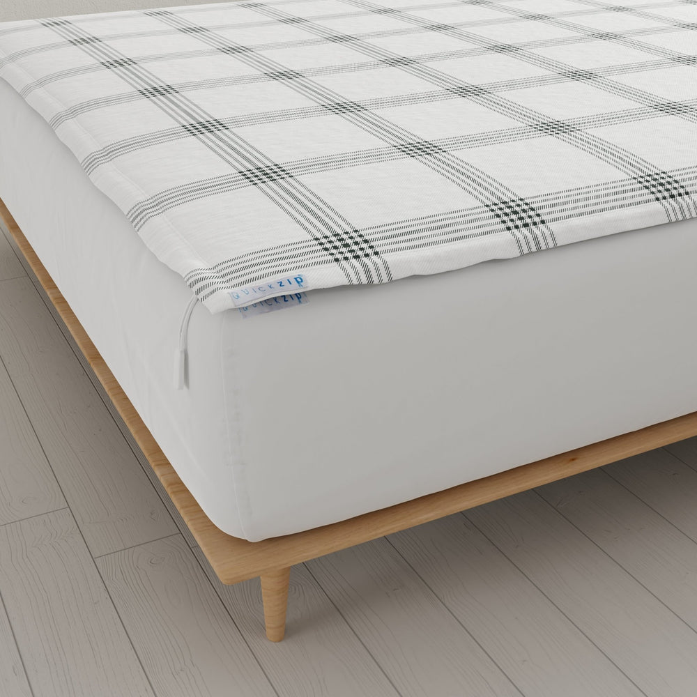 QuickZip Fitted Sheet (Base + Zip Sheet) - Twilluxe Flannel - Quahog Bay Bedding