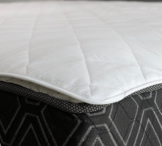 QuickZip Mattress Pad - Double Sided Cotton - Quahog Bay Bedding