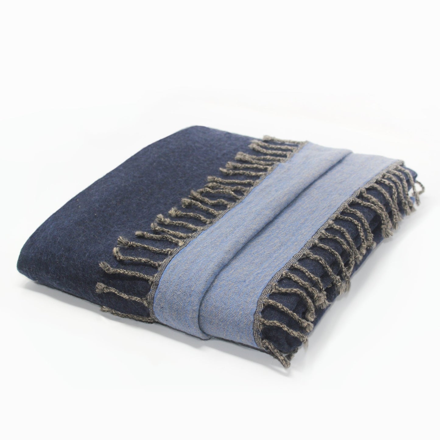 Reversible 100% Merino Wool Throw - Quahog Bay Bedding
